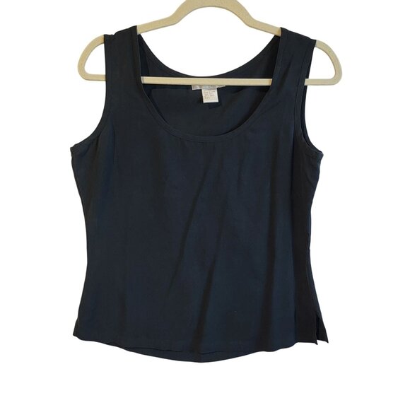 90s Silk Tank Top Womens Small Medium 6 VTG Spiegel Classic Quiet Luxury Money - Picture 1 of 6